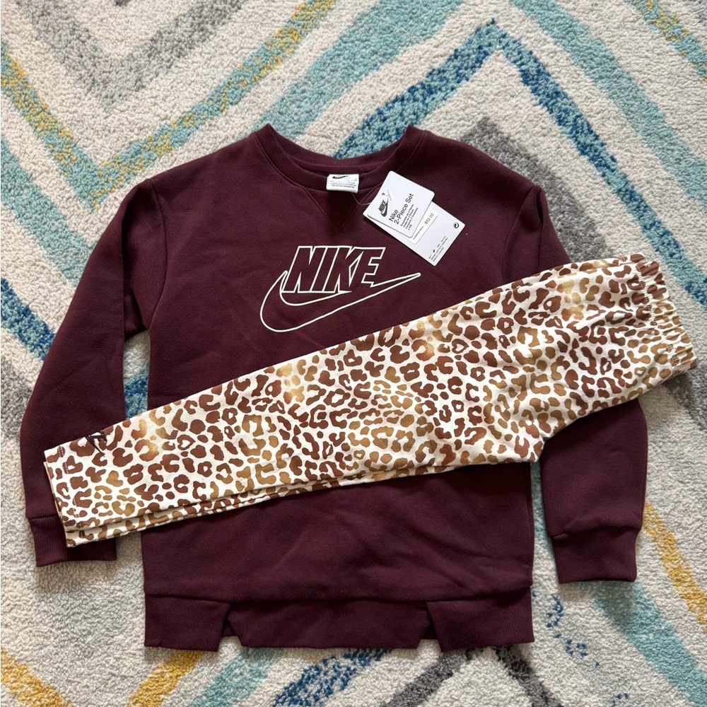 Nike Sweatshirt and Leggings 2-Piece Set 6X 6-7 Years NWT